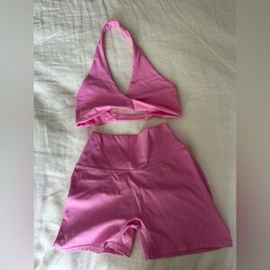 CSB Crop Shop Boutique Pink Set